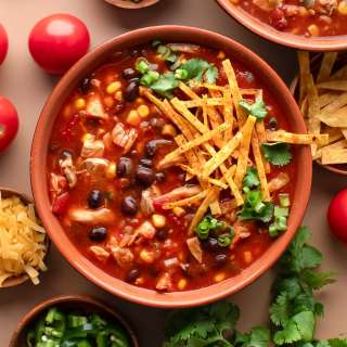 Rotisserie Chicken Tortilla Soup
