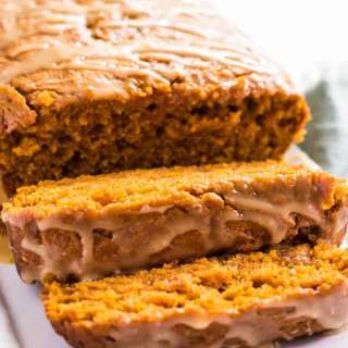 Pumpkin Bread with Maple Glaze