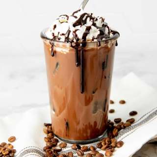 Easy Iced Mocha Recipe with DIY Mocha Syrup