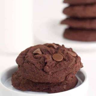 Double Chocolate Chip Pudding Cookies