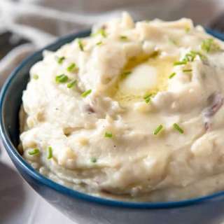 Garlic Mashed Potatoes (Instant Pot or Stove Top)