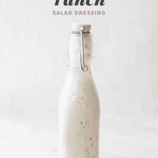 Homemade Greek Yogurt Ranch Dressing
