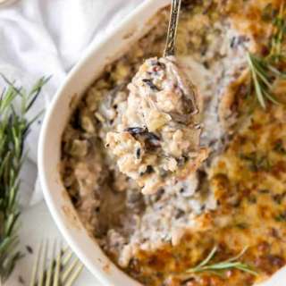 Wild Rice and Mushroom Casserole