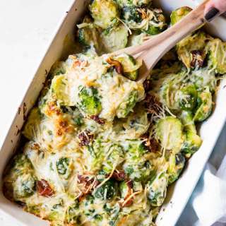 Brussels Sprouts Au Gratin