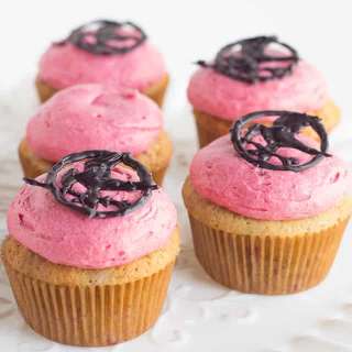 Berry Cupcakes with Berry Frosting