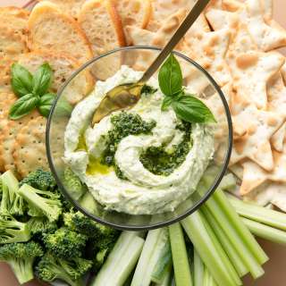 Pesto Whipped Feta
