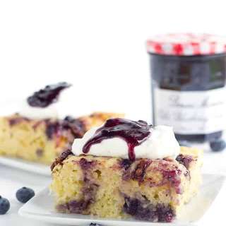 Bacon Blueberry Baked Pancakes