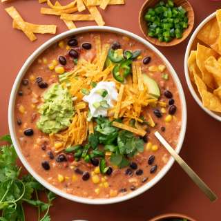 Cheesy Chicken Taco Soup