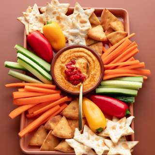 Roasted Red Pepper Hummus