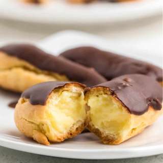 Homemade Chocolate Eclairs