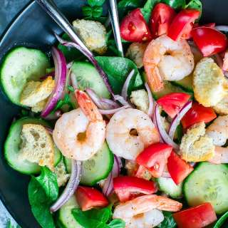 Shrimp Spinach Salad