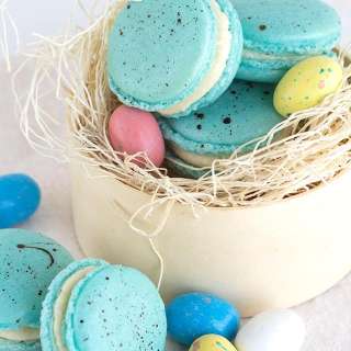 Malted Milk French Macarons