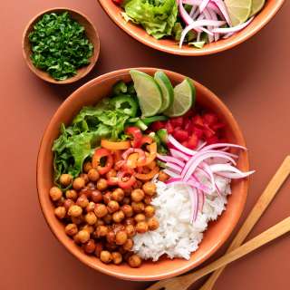 Crispy Chickpeas and Rice