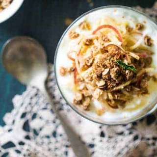 Microwave Gluten Free Apple Crisp Breakfast Bowls