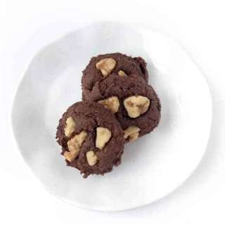 Flourless Chocolate Walnut Cookies