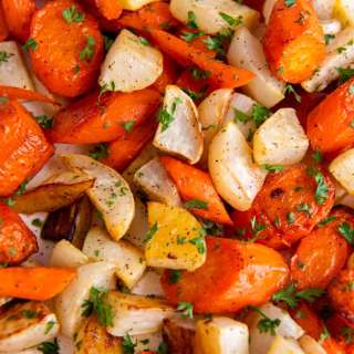 Roasted Turnips and Carrots