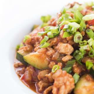 Ground Turkey and Zucchini with Indian Spices