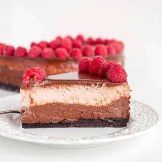 Chocolate Raspberry Cheesecake