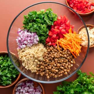 Quinoa Lentil Salad