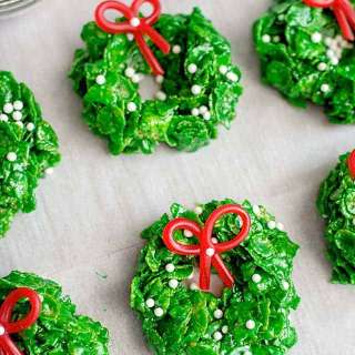 Christmas Wreath Cookies