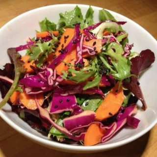 Green Salad with Sesame Ginger Vinaigrette