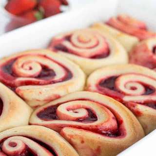 Strawberry Sweet Rolls