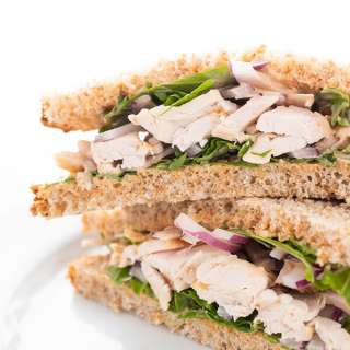 Shaved Chicken Sandwich with Chipotle Mayo