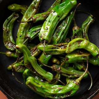 Sriracha Shishito Peppers