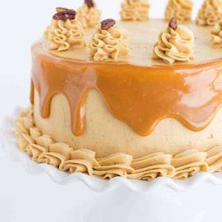 Carrot Cake with Caramel Buttercream