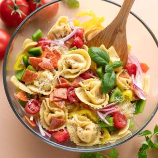 Italian Tortellini Pasta Salad