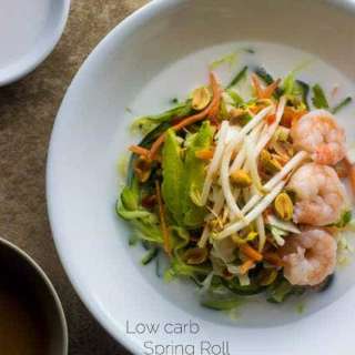 Spring Roll Zucchini Noodle Bowls