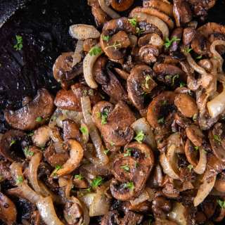 Sautéed Mushrooms and Onions