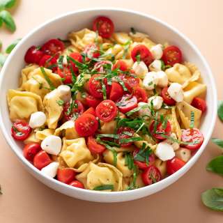 Tomato Basil Tortellini Salad