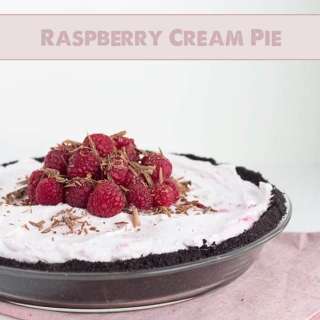 Easy Raspberry Cream Pie