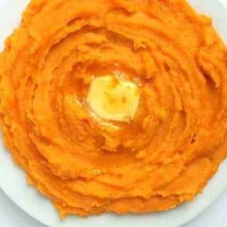 Maple Syrup Mashed Sweet Potatoes