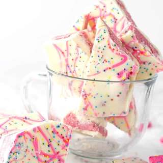 Frosted Animal Cracker White Chocolate Bark