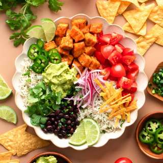 Black Bean and Sweet Potato Rice Bowls