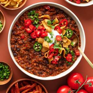 Red Lentil Quinoa Chili