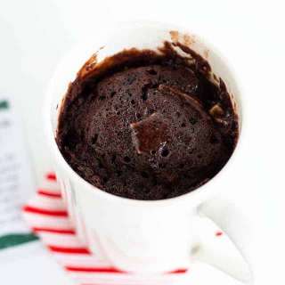 Chocolate Peppermint Mug Cake