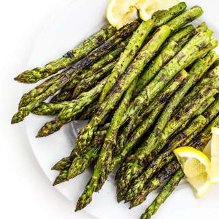 Grilled Asparagus with Lemon and Za’atar