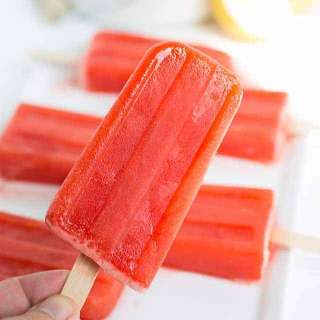 Strawberry Lemonade Popsicles