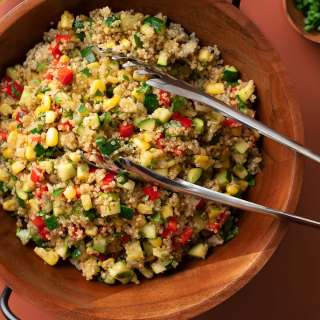 Veggie Quinoa with Zucchini and Corn