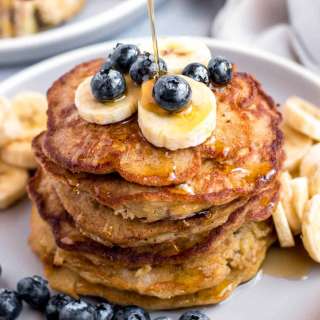 Banana Oat Pancakes