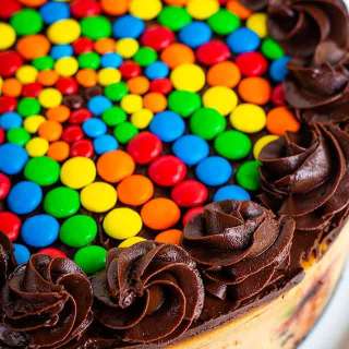 Monster Cookie Dough Cheesecake