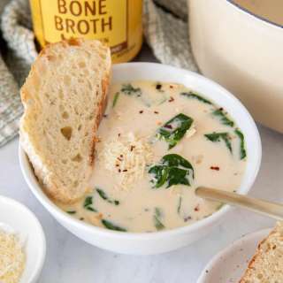 Creamy Chicken Florentine Soup