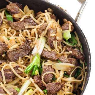 Beef Stir Fry with Rice Noodles