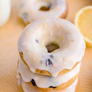 Lemon Blueberry Donuts