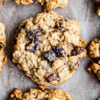 Gluten Free Oatmeal Raisin Cookies