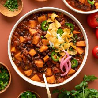 Black Bean and Sweet Potato Chili