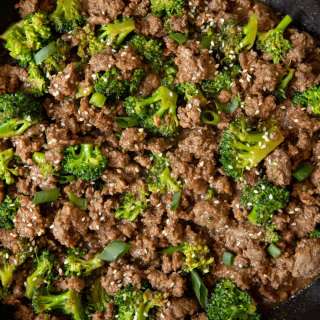 Ground Beef and Broccoli Skillet